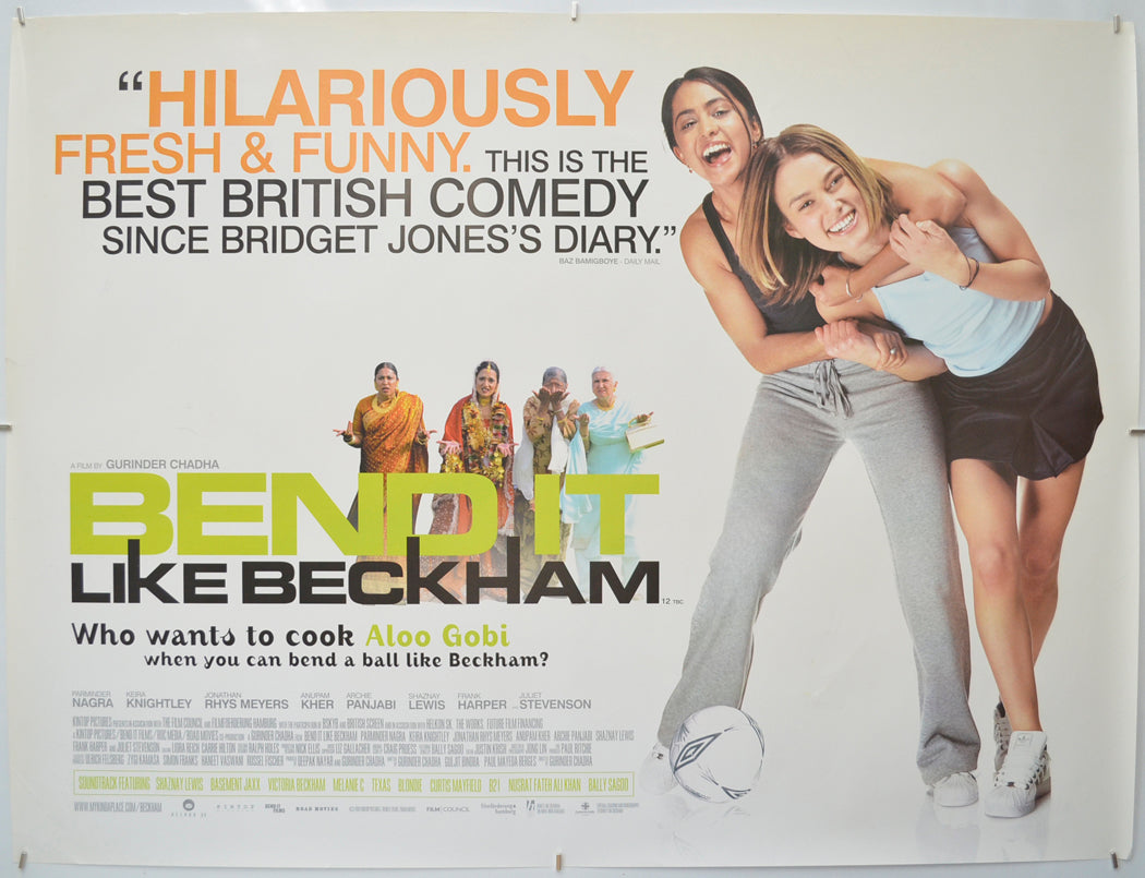 Bend It Like Beckham - Original Quad Poster - Film Poster - Movie Poster