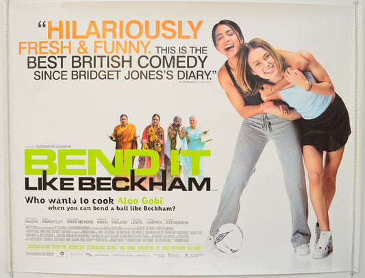 Bend It Like Beckham  Original British Quad Poster - Film Poster - Movie Poster 