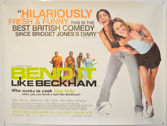 Bend It Like Beckham  Original Quad Poster - Film Poster - Movie Poster