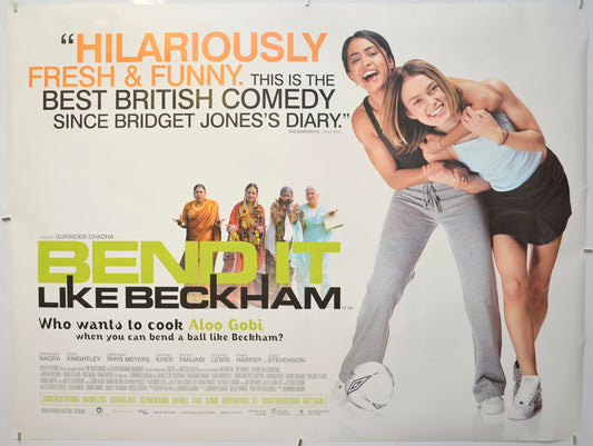 Bend It Like Beckham Original Quad Poster - Film Poster - Movie Poster