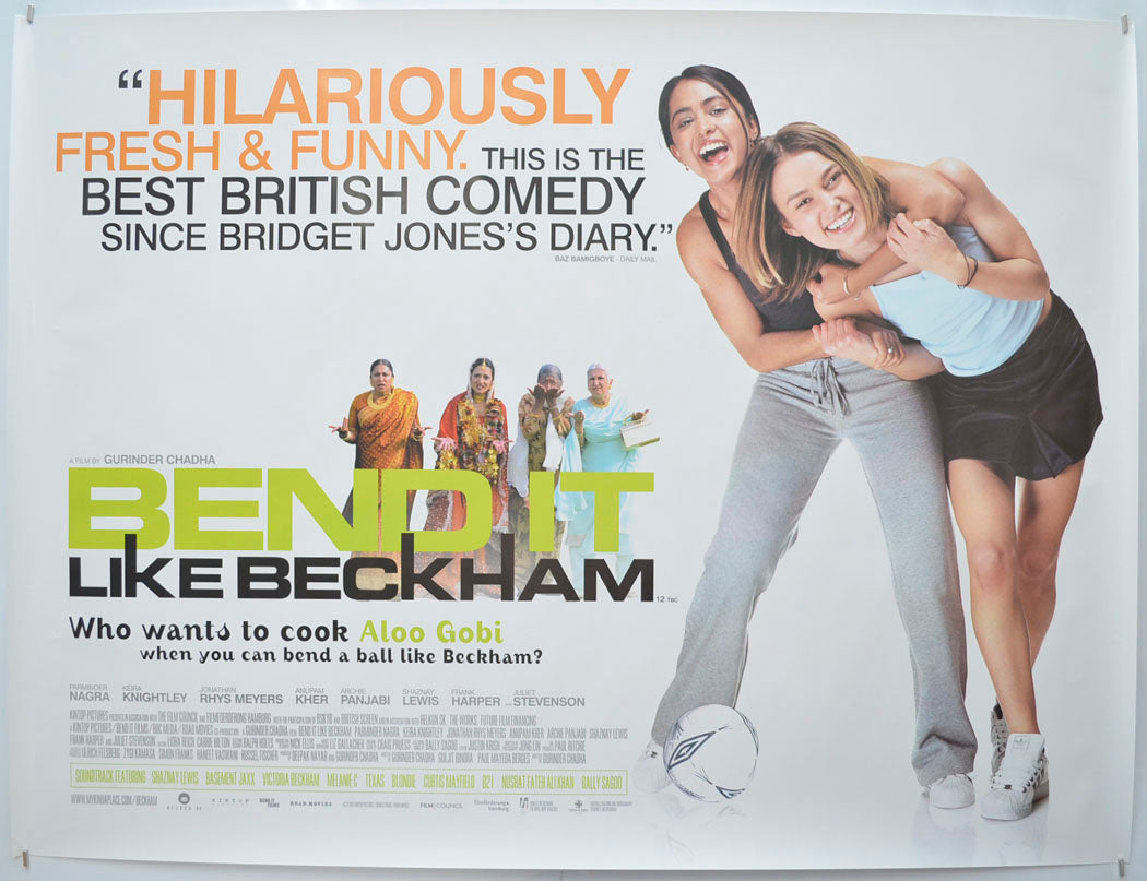 Bend It Like Beckham Original Quad Poster - Film Poster - Movie Poster