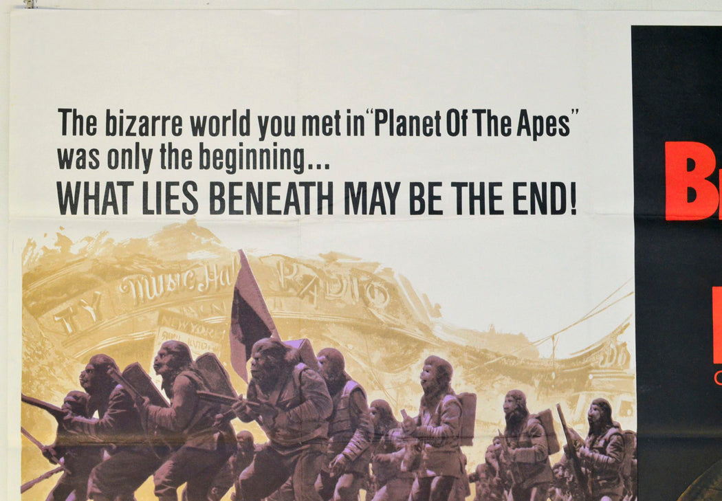 BENEATH THE PLANET OF THE APES (Top Left) Cinema Quad Movie Poster 