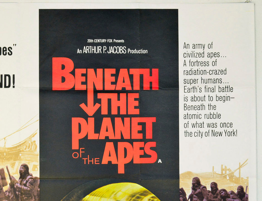 BENEATH THE PLANET OF THE APES (Top Right) Cinema Quad Movie Poster 