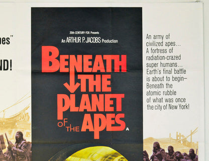 BENEATH THE PLANET OF THE APES (Top Right) Cinema Quad Movie Poster 