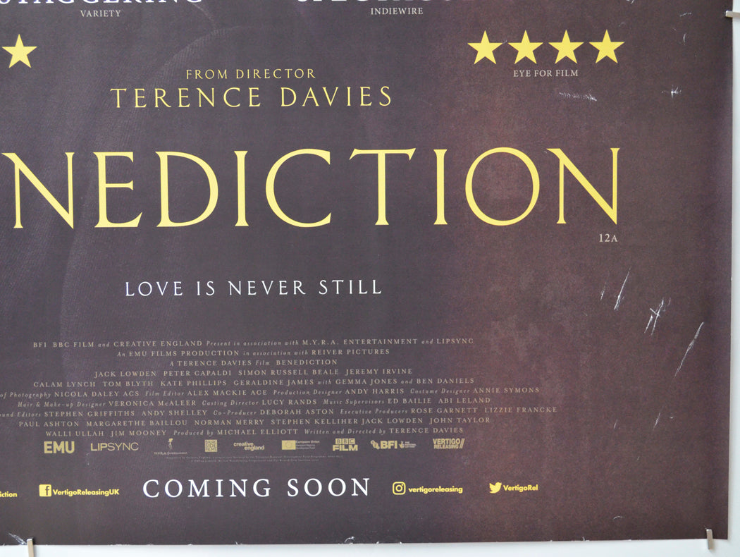 BENEDICTION (Bottom Right) Cinema Quad Movie Poster 