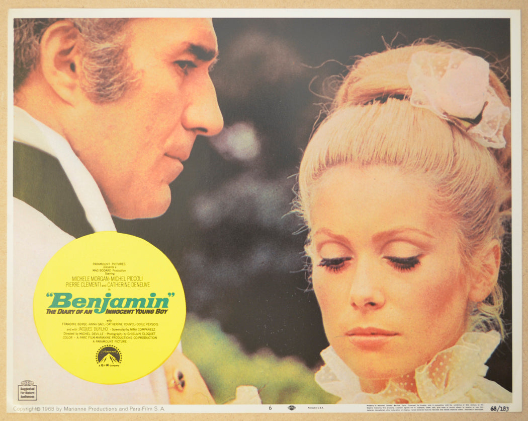 BENJAMIN : THE DIARY OF AN INNOCENT YOUNG BOY (Card 6) Cinema Lobby Card Set 