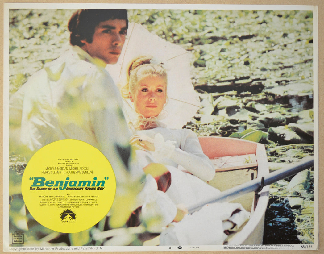 BENJAMIN : THE DIARY OF AN INNOCENT YOUNG BOY (Card 8) Cinema Lobby Card Set 