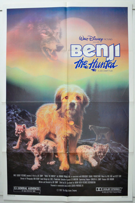 Benji : The Hunted Original One Sheet Poster - Movie Poster