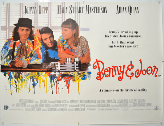 Benny And Joon Original Quad Poster - Film Poster - Movie Poster