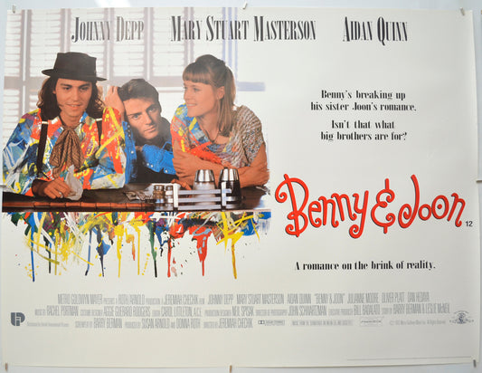 Benny And Joon Original Quad Poster - Film Poster - Movie Poster