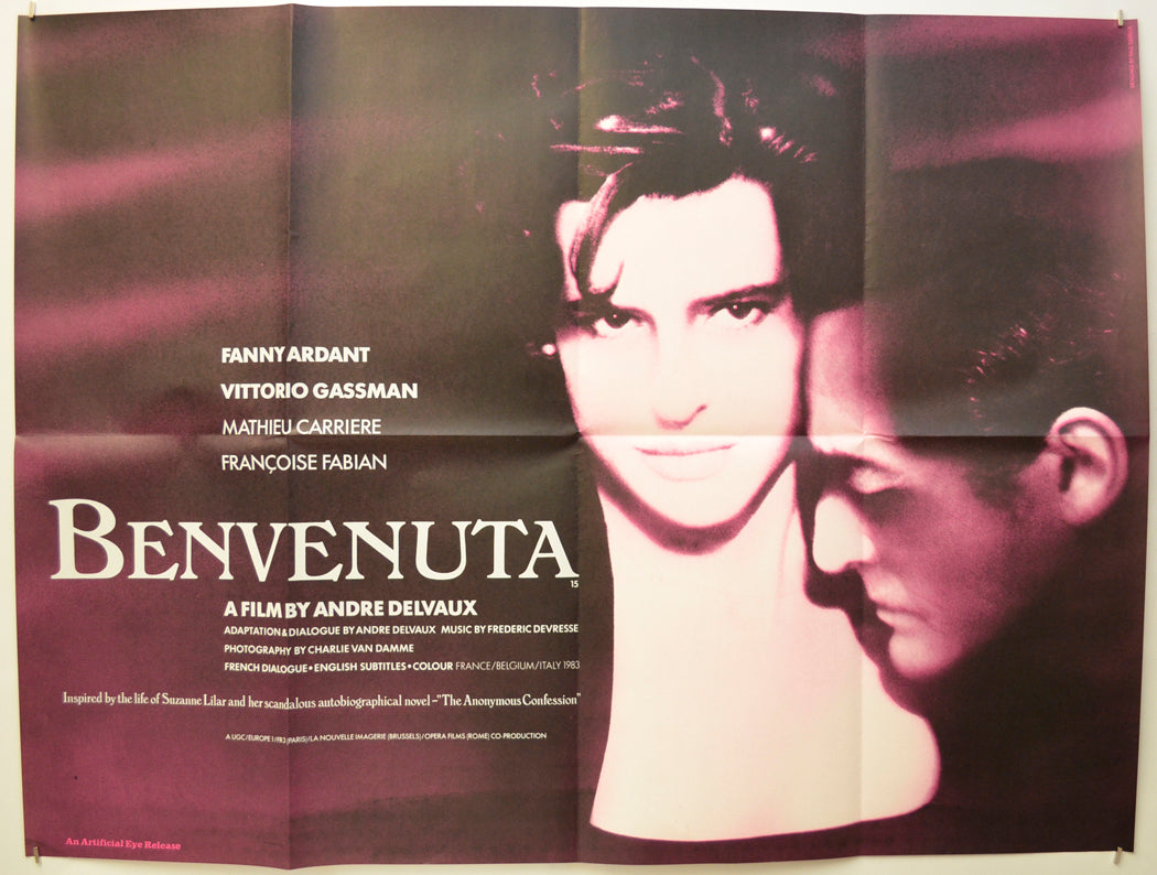 Benvenuta Original Quad Poster - Film Poster - Movie Poster