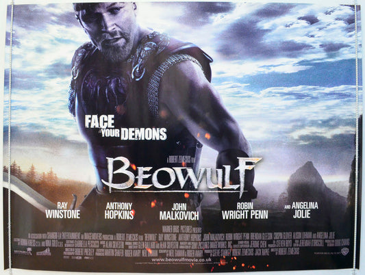 Beowulf Original British Quad Poster - Film Poster - Movie Poster 