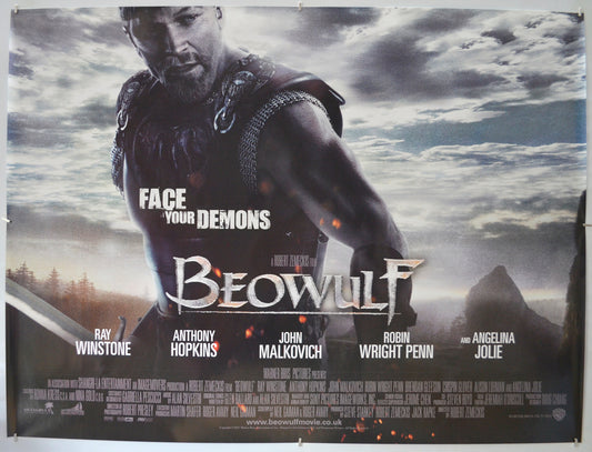 Beowulf Original Quad Poster - Film Poster - Movie Poster