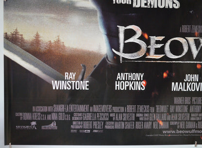 BEOWULF (Bottom Left) Cinema Quad Movie Poster 