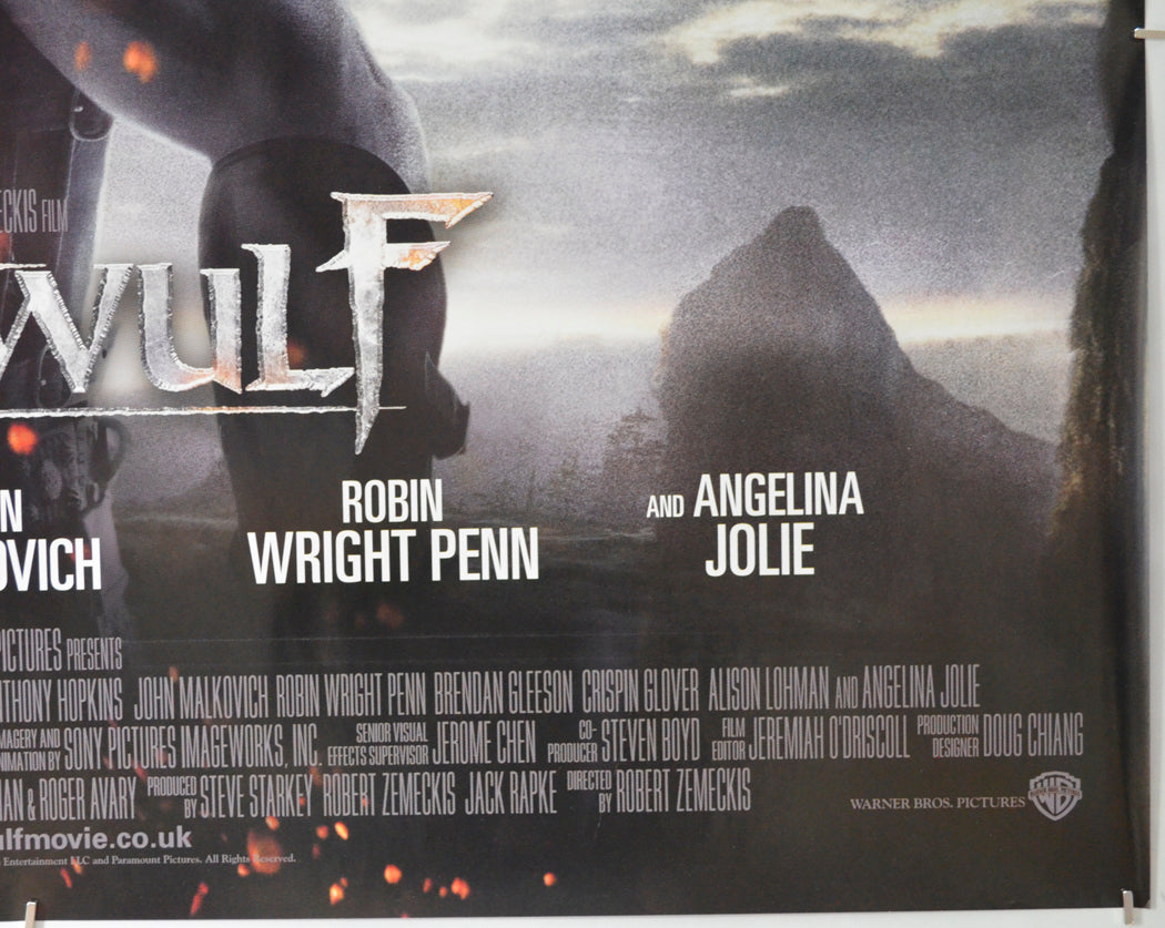 BEOWULF (Bottom Right) Cinema Quad Movie Poster 