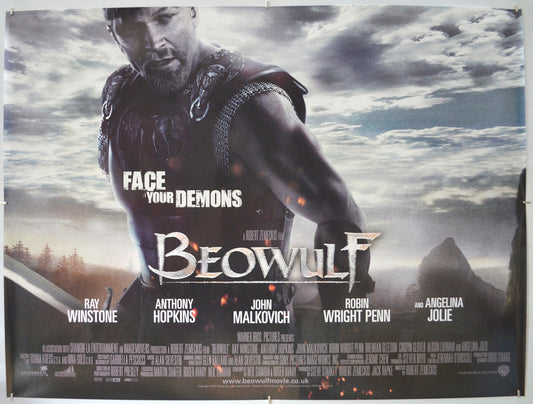 Beowulf Original Quad Poster - Film Poster - Movie Poster