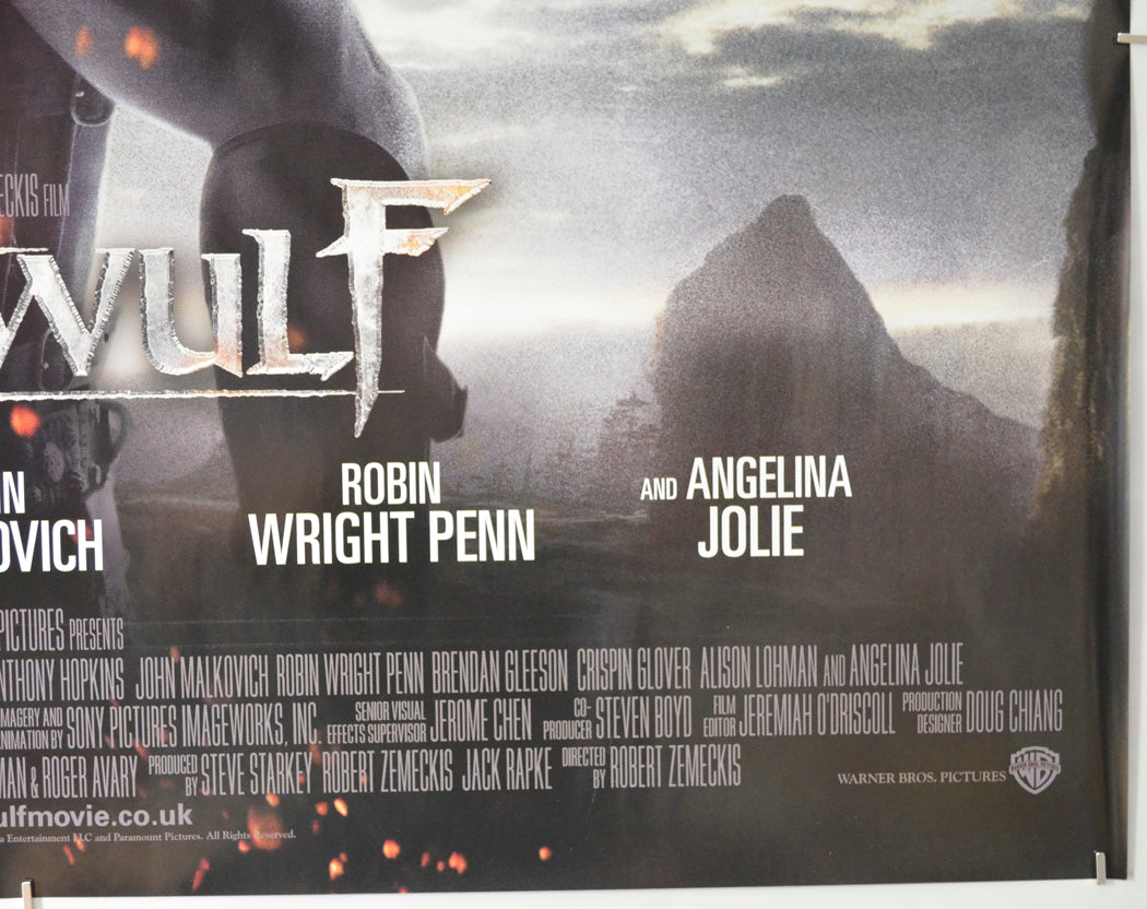 BEOWULF (Bottom Right) Cinema Quad Movie Poster 