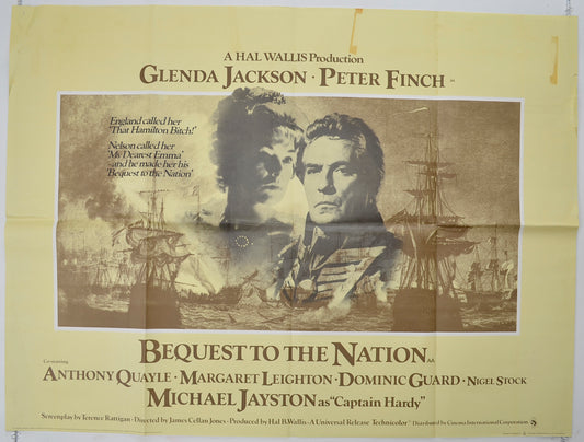 Bequest To The Nation  (a.k.a. e Nelson Affair)  Original Quad Poster - Film Poster - Movie Poster 