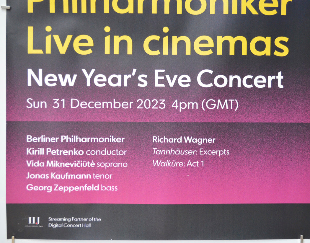 BERLINER PHILHARMONIKER LIVE NEW YEAR’S EVE CONCERT 2023 (Bottom Left) Cinema Quad Movie Poster 