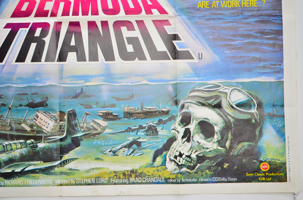 THE BERMUDA TRIANGLE (Bottom Right) Cinema Quad Movie Poster 