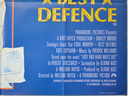 BEST DEFENCE (Bottom Right) Cinema Quad Movie Poster 