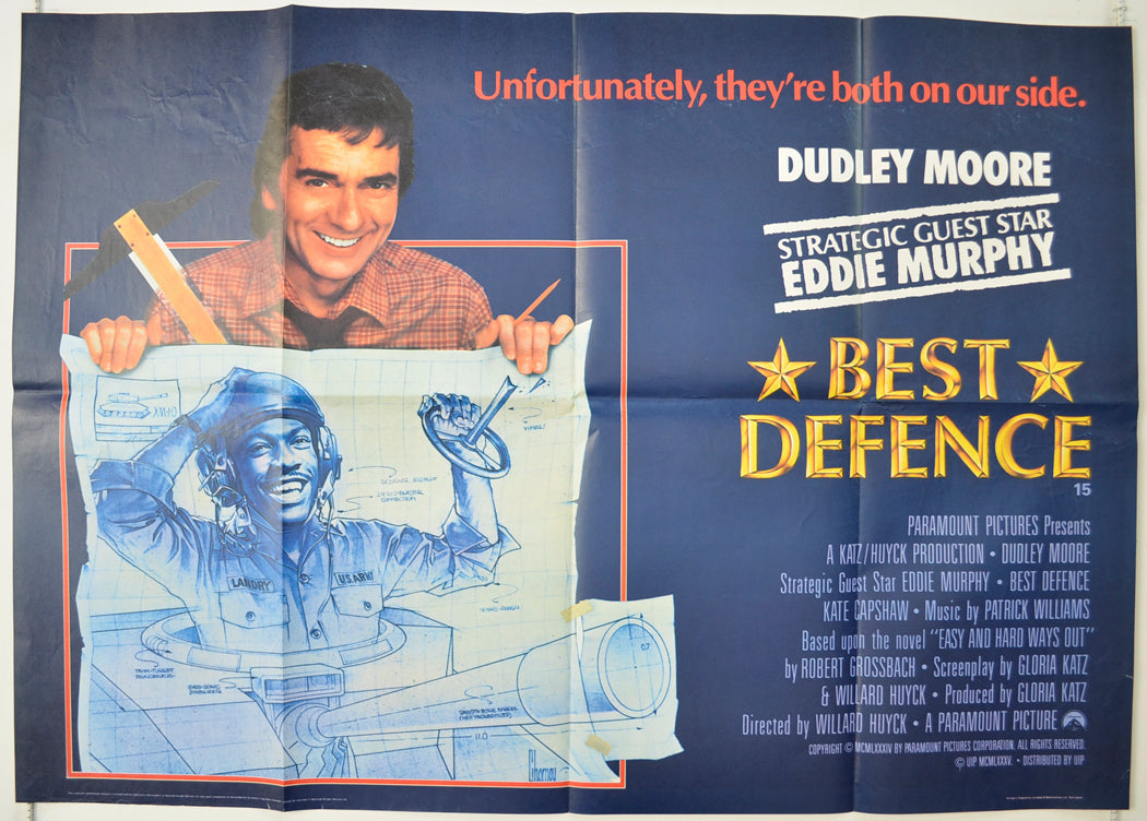 Best Defence   Original Quad Poster - Film Poster - Movie Poster 