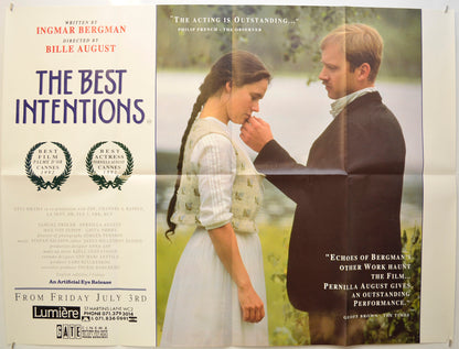 The Best Intentions (a.k.a. Den goda viljan)  Original Quad Poster - Film Poster - Movie Poster