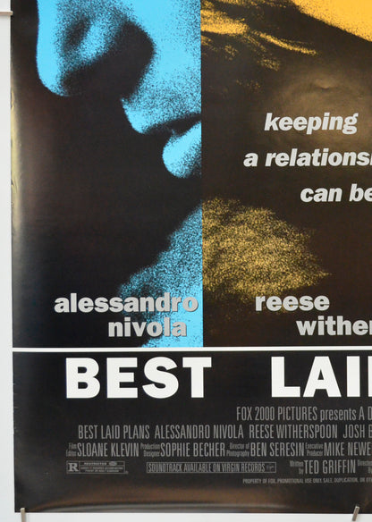 BEST LAID PLANS (Bottom Left) Cinema One Sheet Movie Poster 