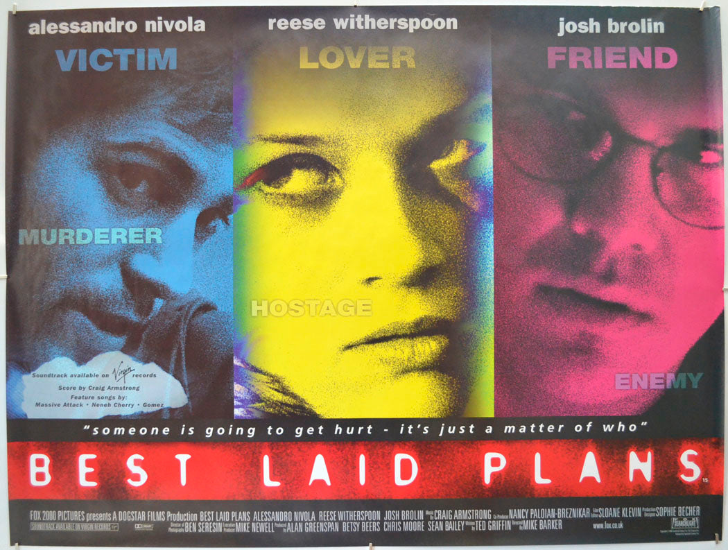 Best Laid Plans Original Quad Poster - Film Poster - Movie Poster