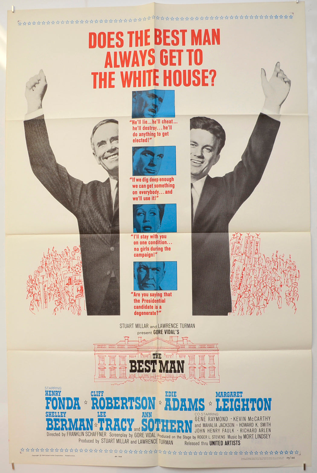 The Best Man Original One Sheet Poster - Film Poster - Movie Poster