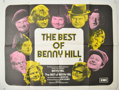 The Best Of Benny Hill   Original Quad Poster - Film Poster - Movie Poster 