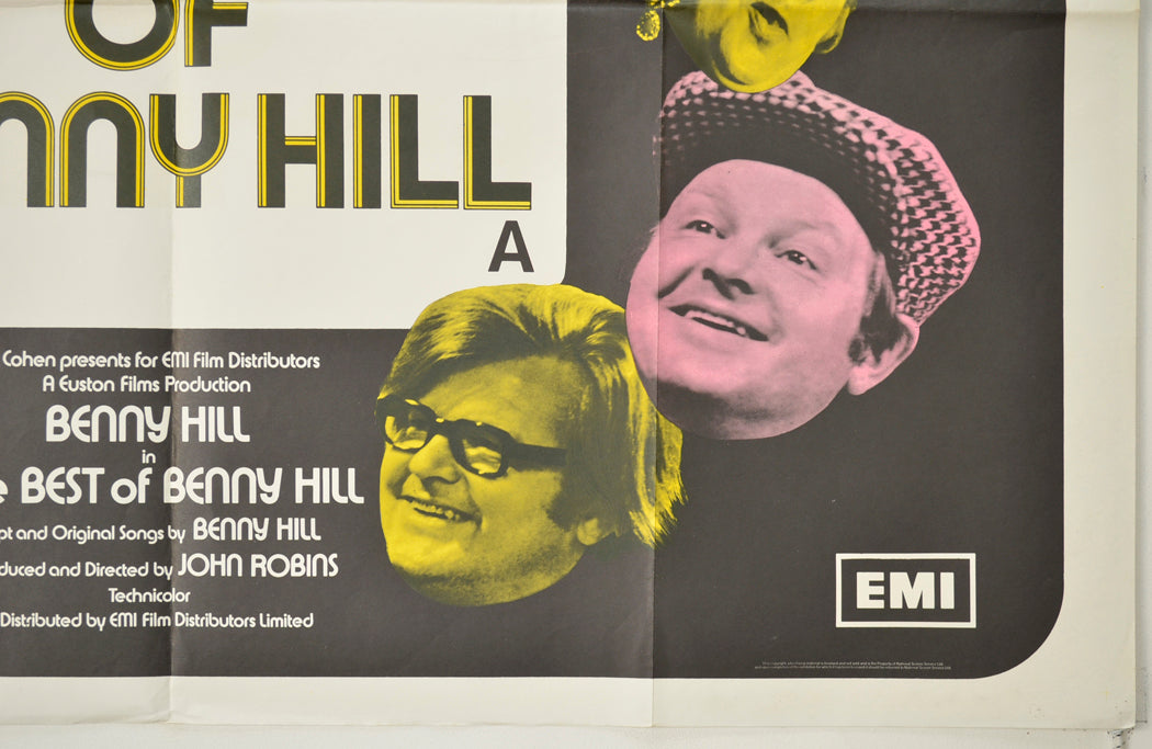 THE BEST OF BENNY HILL (Bottom Right) Cinema Quad Movie Poster 