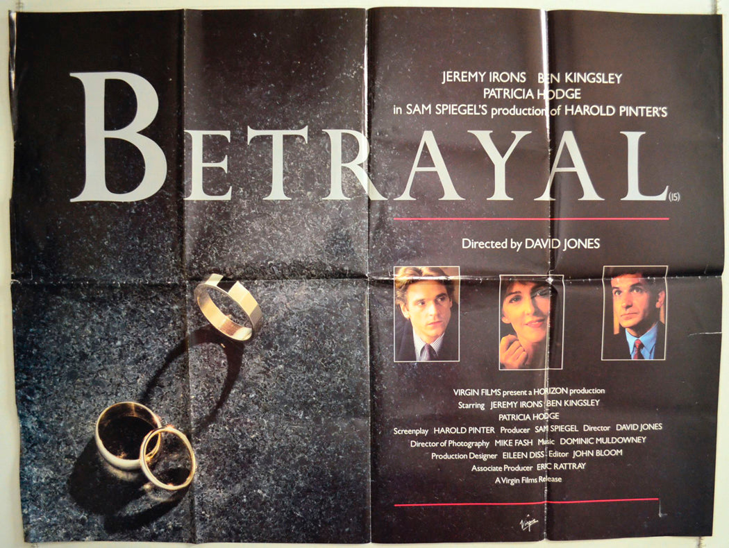 Betrayal Original British Quad Poster - Film Poster - Movie Poster 