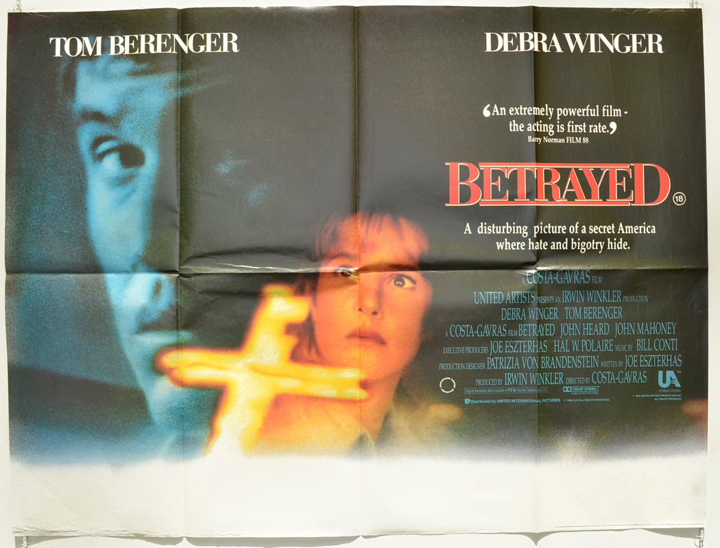 Betrayed Original Quad Poster - Film Poster - Movie Poster  