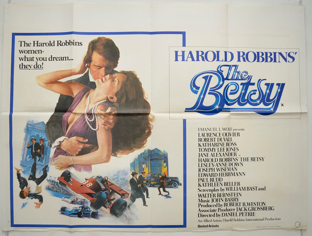 The Betsy Original Quad Poster - Film Poster - Movie Poster  