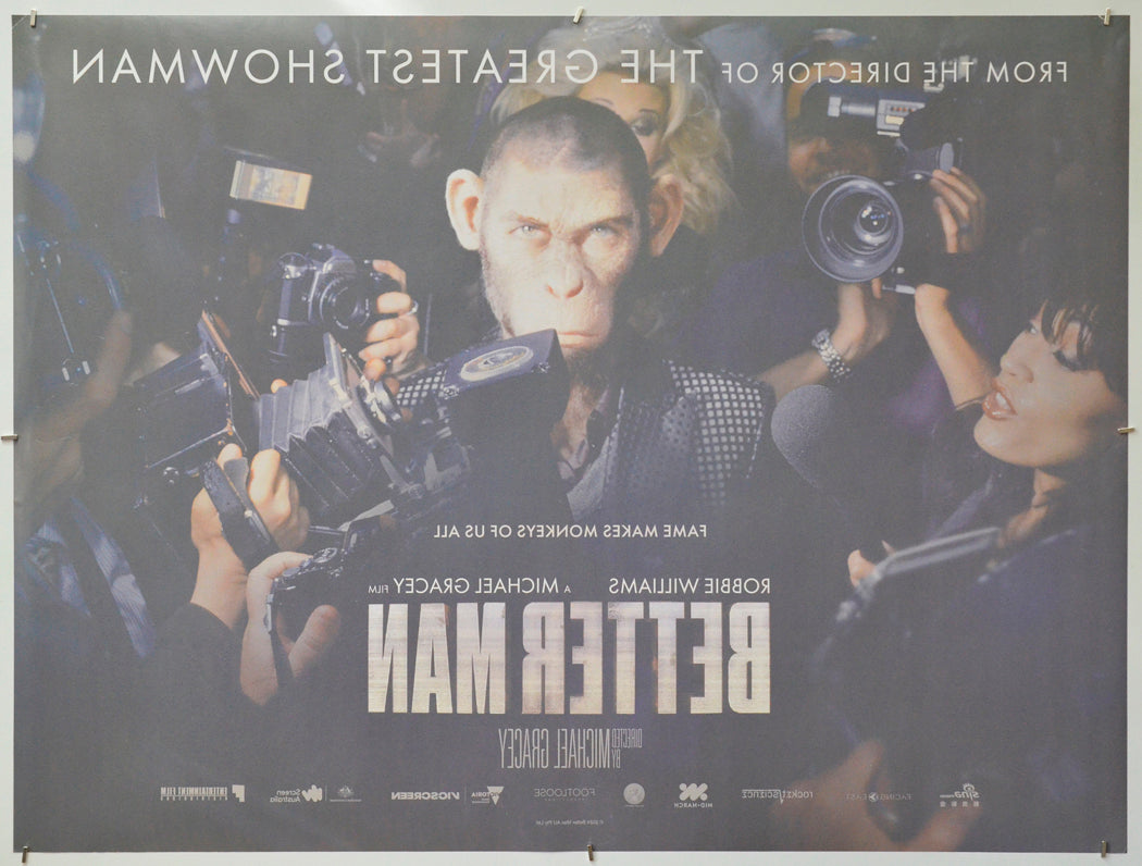 Better Man (Back) Cinema Quad Movie Poster 