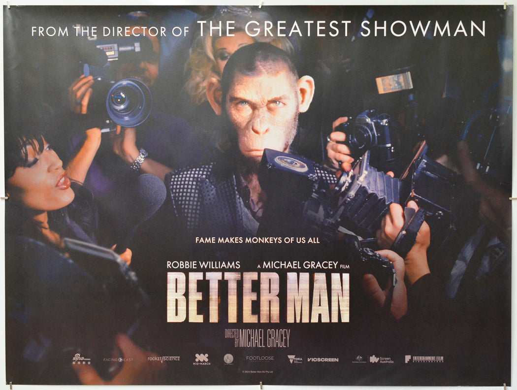 Better Man - Original Quad Poster - Film Poster - Movie Poster