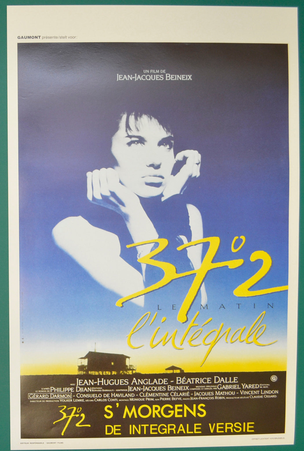 Betty Blue  Original Belgian Poster - Film Poster - Movie Poster  