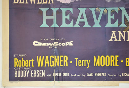 BETWEEN HEAVEN AND HELL (Bottom Left) Cinema Quad Movie Poster 