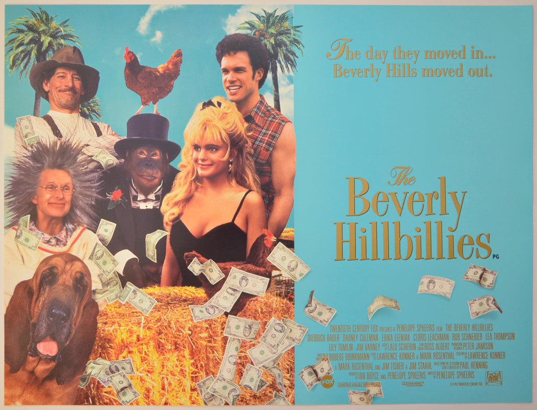 The Beverly Hillbillies Original Mini Quad Poster - Film Poster - Movie Poster