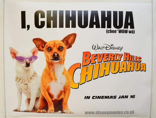 Beverly Hills Chihuahua  (Teaser / Advance Version)   Original Quad Poster - Film Poster - Movie Poster  