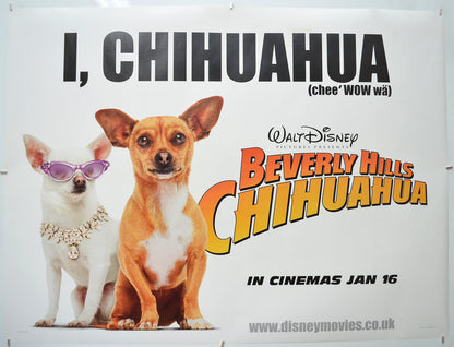 Beverly Hills Chihuahua (Teaser / Advance Version)  Original Quad Poster - Film Poster - Movie Poster  