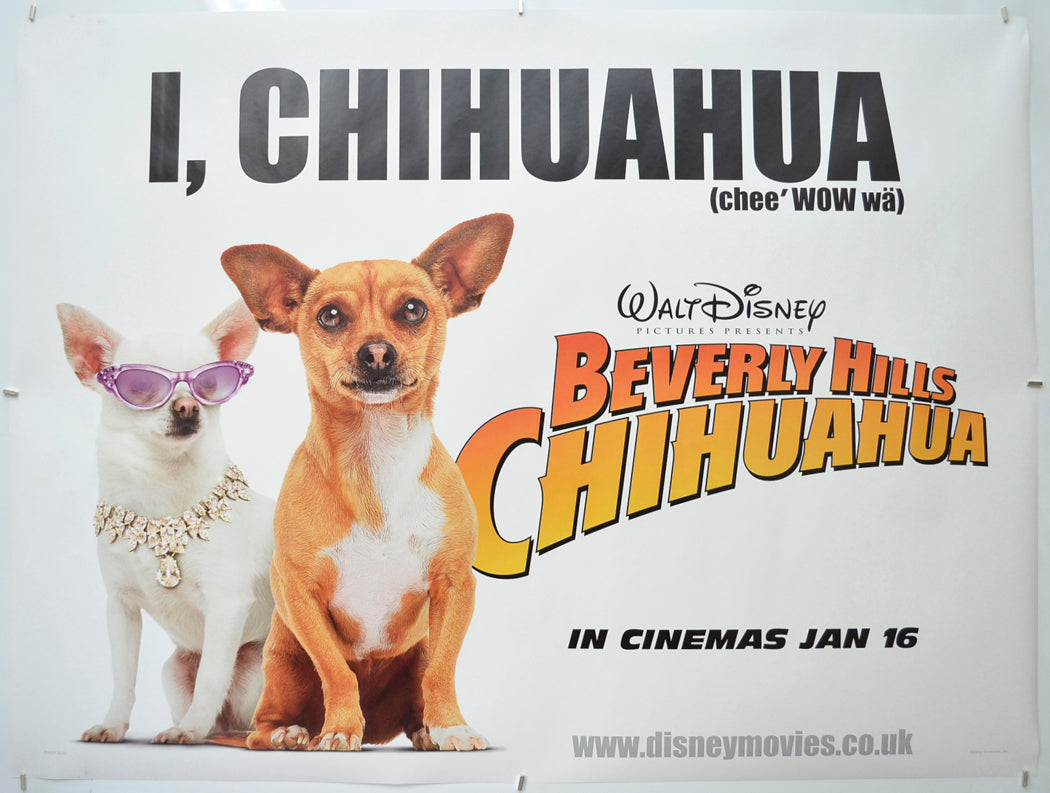 Beverly Hills Chihuahua (Teaser / Advance Version)  Original Quad Poster - Film Poster - Movie Poster  