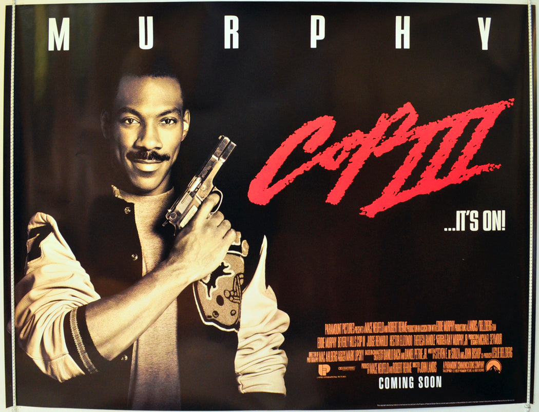 Beverly Hills Cop III  Original British Quad Poster - Film Poster - Movie Poster 