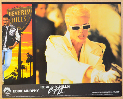 BEVERLY HILLS COP II (Card 3) Cinema Set of Colour FOH Stills / Lobby Cards 