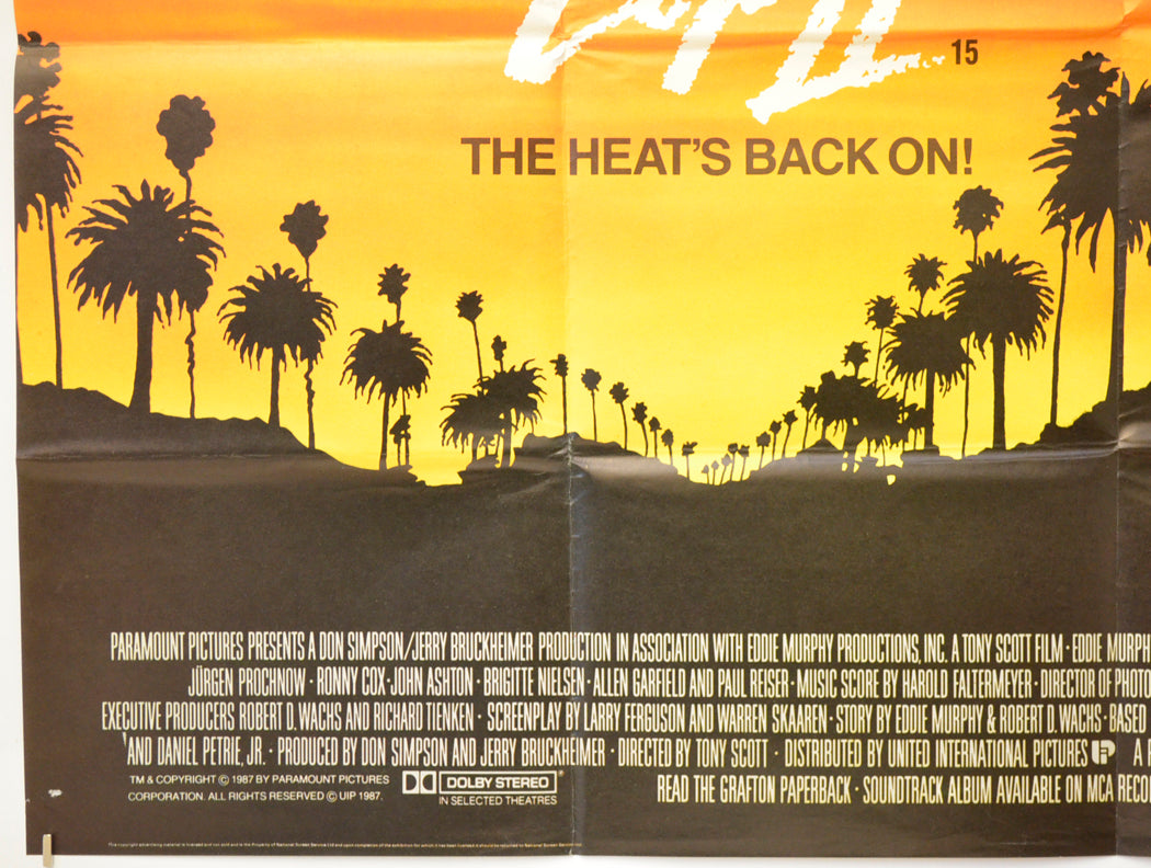 BEVERLY HILLS COP II (Bottom Left) Cinema Quad Movie Poster 