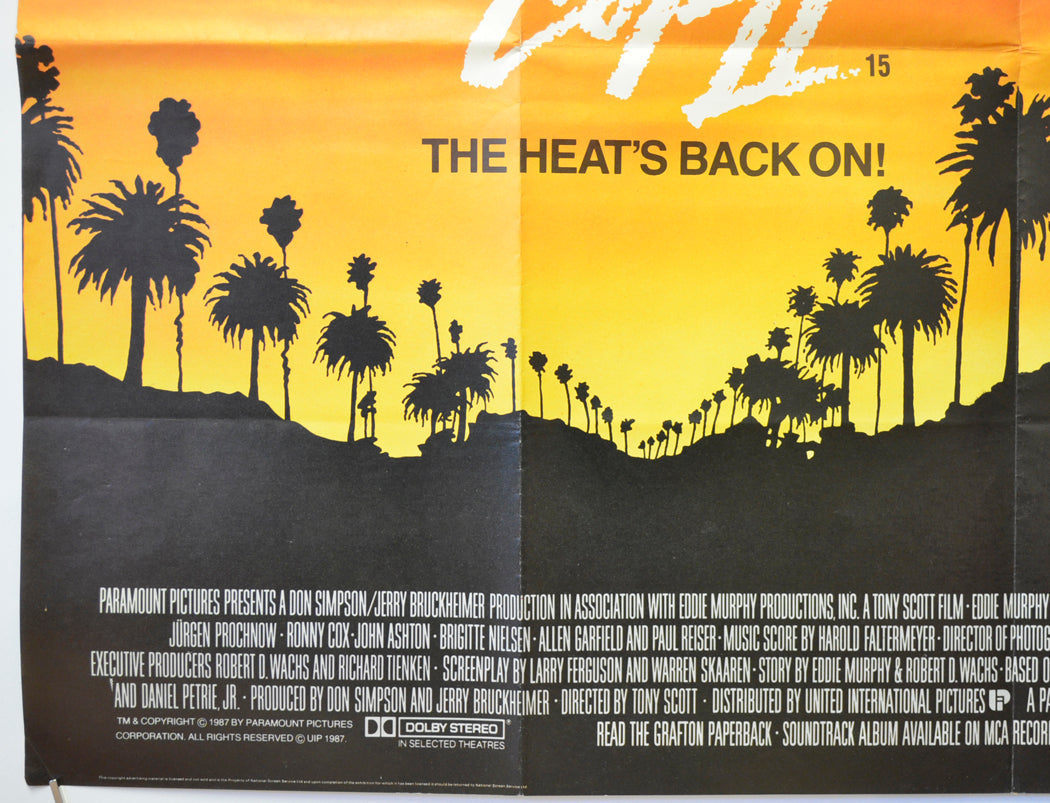 BEVERLY HILLS COP II (Bottom Left) Cinema Quad Movie Poster 