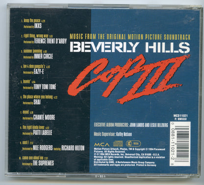 BEVERLY HILLS COP III Original CD Soundtrack (back) 