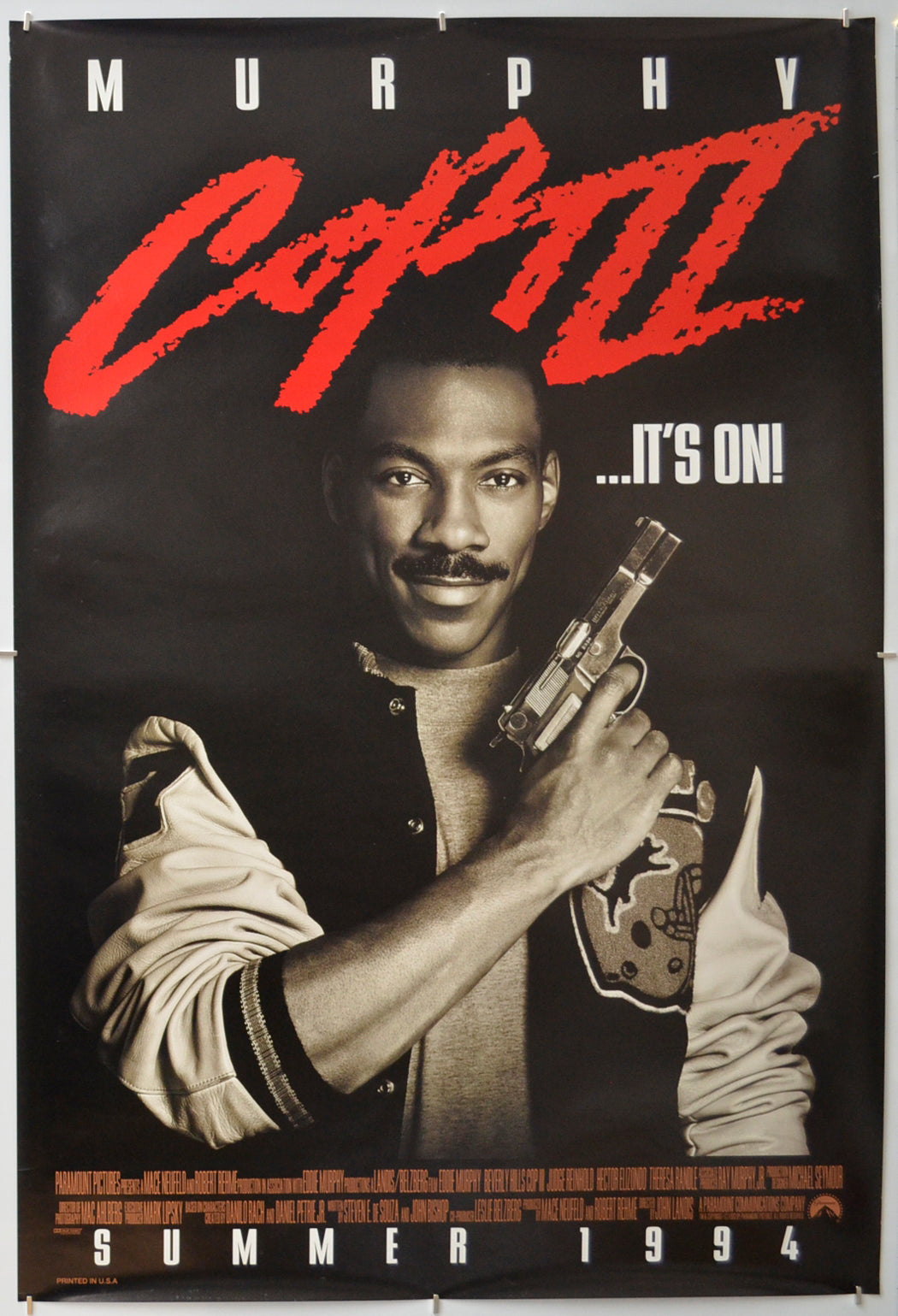 Beverly Hills Cop III (Teaser / Advance Version)  Original One Sheet Poster - Film Poster - Movie Poster