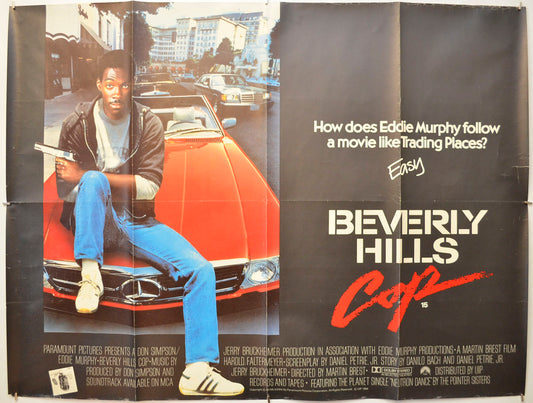 Beverly Hills Cop Original Quad Poster - Film Poster - Movie Poster